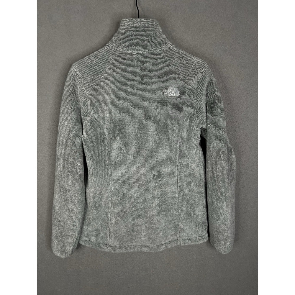The North Face Osito Fleece Jacket Womens M Gray Full Zip Plush - Picture 9 of 9